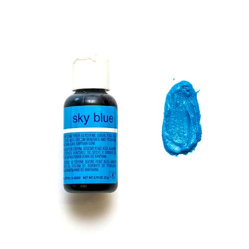 Chefmaster Liqua-gel - Sky Blue - Click Image to Close